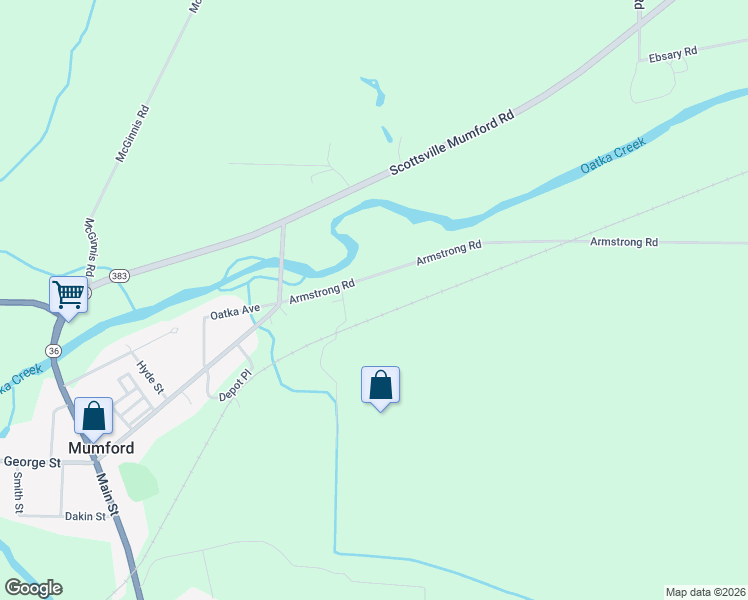 map of restaurants, bars, coffee shops, grocery stores, and more near 601-603 Armstrong Rd in Scottsville