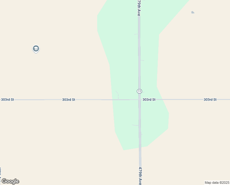 map of restaurants, bars, coffee shops, grocery stores, and more near 303rd Street in Alcester