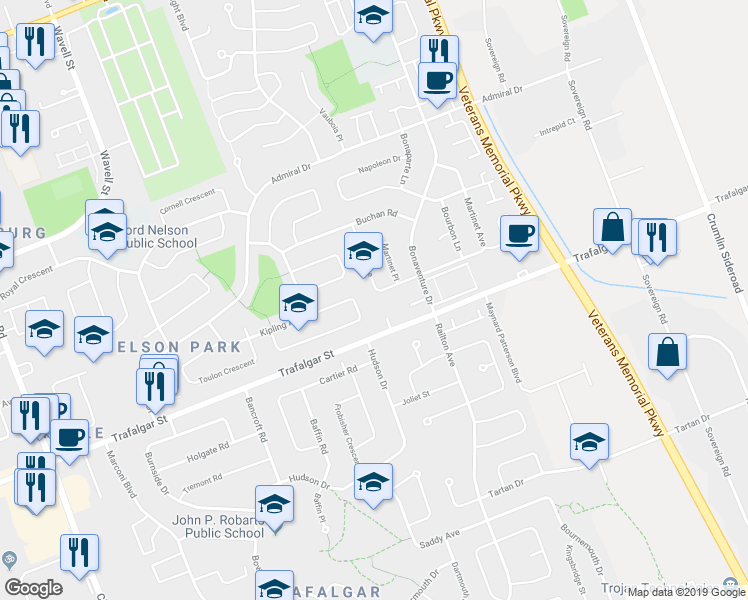 map of restaurants, bars, coffee shops, grocery stores, and more near 67 Martinet Avenue in London