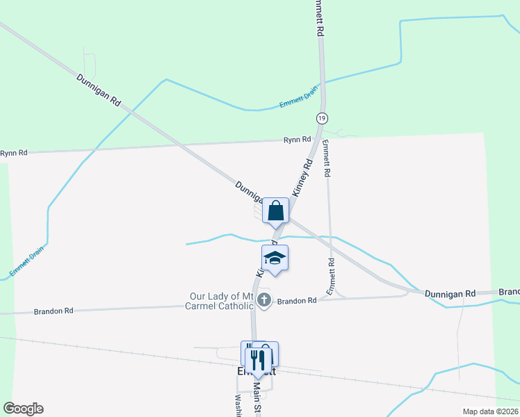 map of restaurants, bars, coffee shops, grocery stores, and more near 10823 Dunnigan Road in Emmett