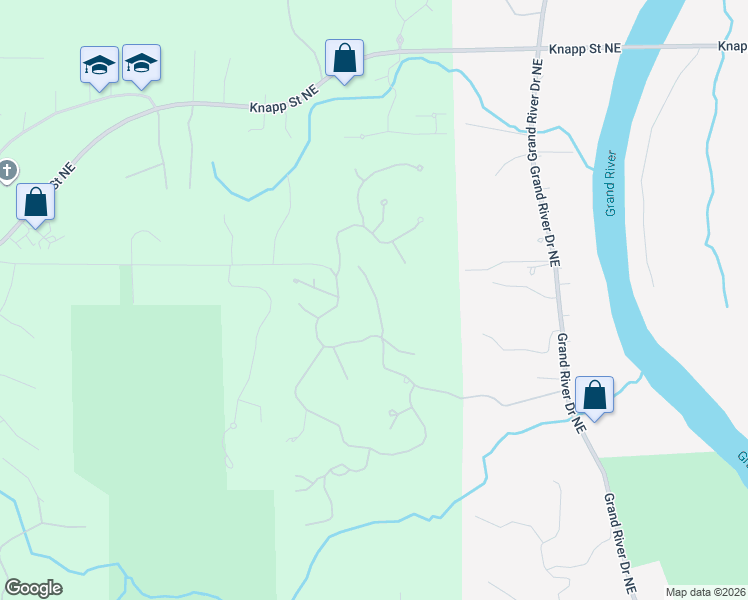 map of restaurants, bars, coffee shops, grocery stores, and more near 1944 Emerald Glen Court in Ada