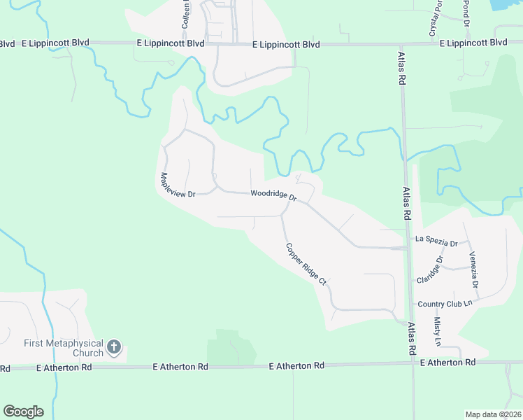 map of restaurants, bars, coffee shops, grocery stores, and more near 9012 Championship Drive in Davison