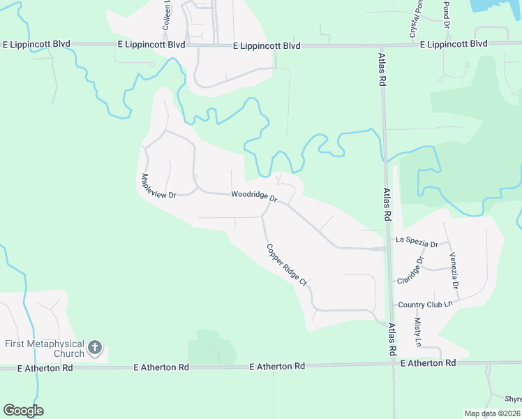 map of restaurants, bars, coffee shops, grocery stores, and more near 9012 Championship Drive in Davison