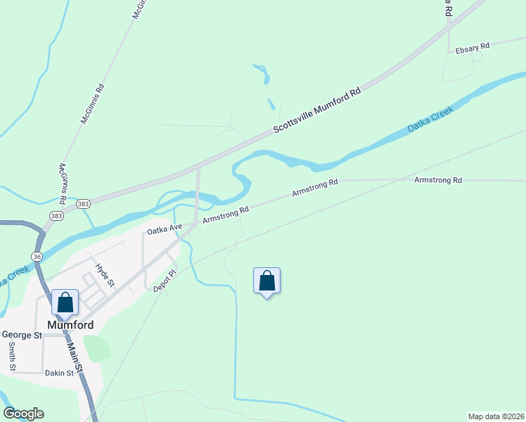 map of restaurants, bars, coffee shops, grocery stores, and more near 601-603 Armstrong Road in Scottsville