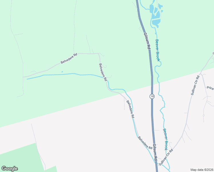 map of restaurants, bars, coffee shops, grocery stores, and more near Belvedere Road in Gilsum