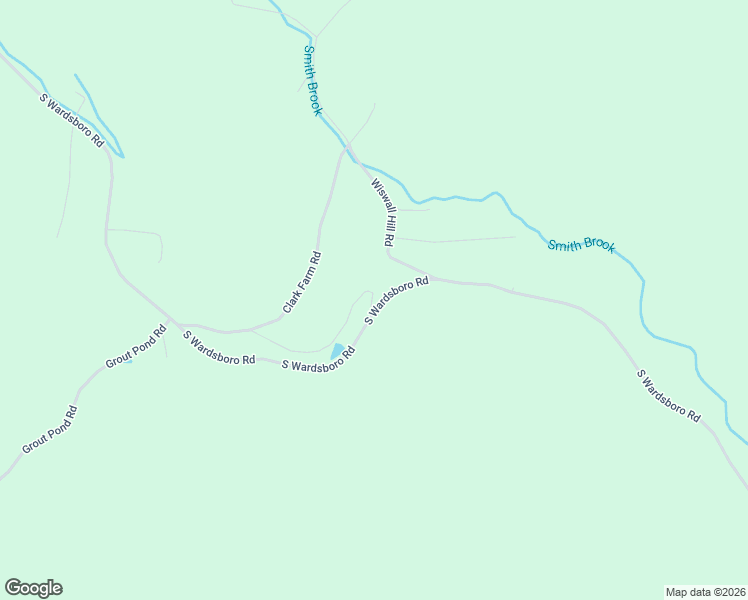 map of restaurants, bars, coffee shops, grocery stores, and more near 268 South Wardsboro Road in Newfane