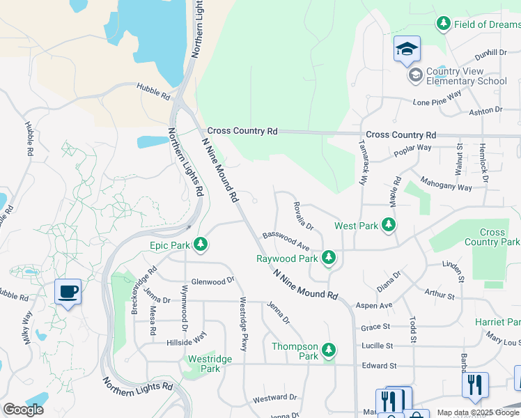 map of restaurants, bars, coffee shops, grocery stores, and more near 956 Pollow Rd in Verona