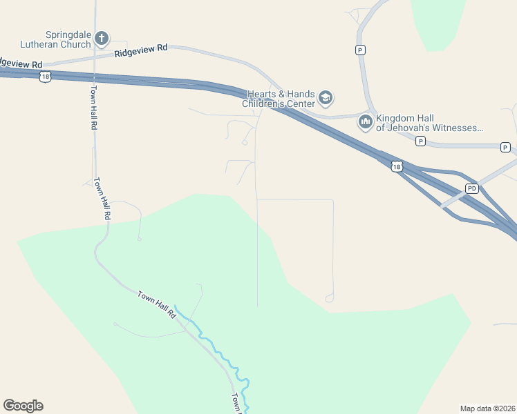 map of restaurants, bars, coffee shops, grocery stores, and more near 2614 Lunde Lane in Mount Horeb