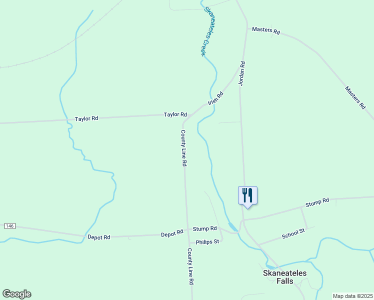map of restaurants, bars, coffee shops, grocery stores, and more near 4704 County Line Road in Auburn