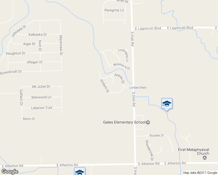 map of restaurants, bars, coffee shops, grocery stores, and more near 2245 Kildare Drive in Davison