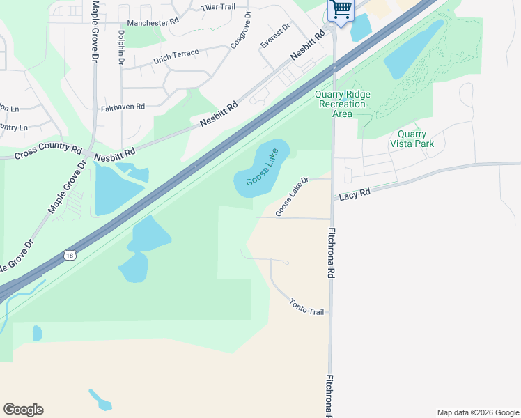 map of restaurants, bars, coffee shops, grocery stores, and more near 6386 Pheasant Lane in Verona