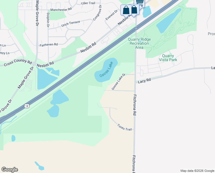map of restaurants, bars, coffee shops, grocery stores, and more near 6386 Pheasant Lane in Verona