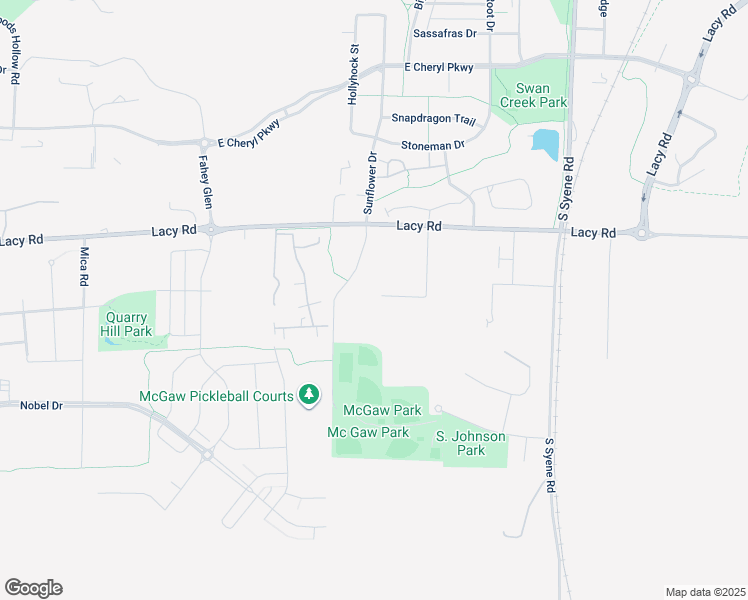 map of restaurants, bars, coffee shops, grocery stores, and more near 5236 Lacy Road in Fitchburg