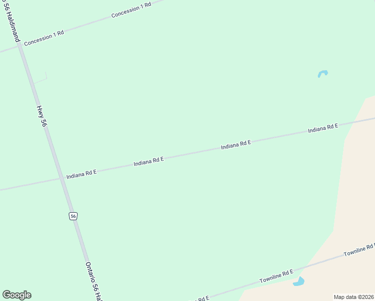 map of restaurants, bars, coffee shops, grocery stores, and more near 1083 Indiana Road East in Haldimand