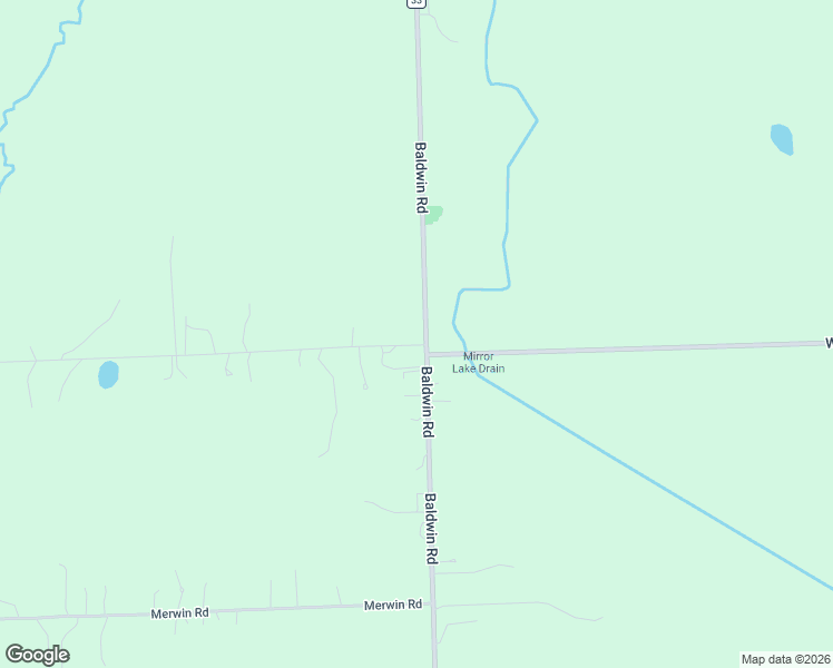 map of restaurants, bars, coffee shops, grocery stores, and more near 1962 Baldwin Road in Lapeer