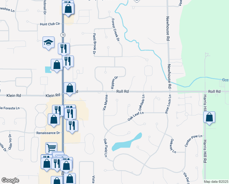 map of restaurants, bars, coffee shops, grocery stores, and more near 5796 Kippen Drive in East Amherst