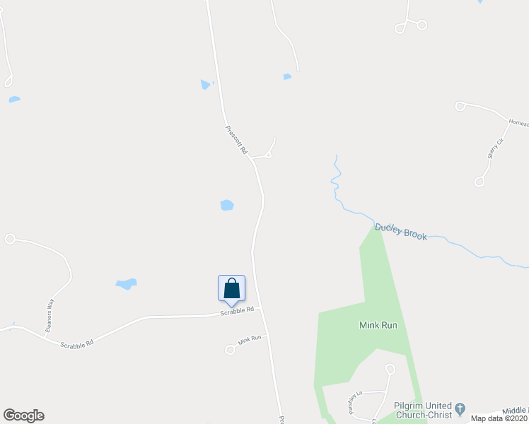 map of restaurants, bars, coffee shops, grocery stores, and more near 57-131 Prescott Rd in Brentwood