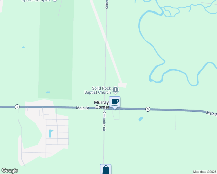 map of restaurants, bars, coffee shops, grocery stores, and more near 5665 Crittenden Rd in Akron