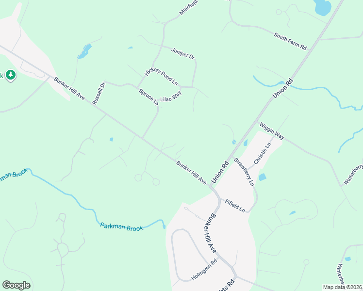 map of restaurants, bars, coffee shops, grocery stores, and more near 119 Bunker Hill Avenue in Stratham