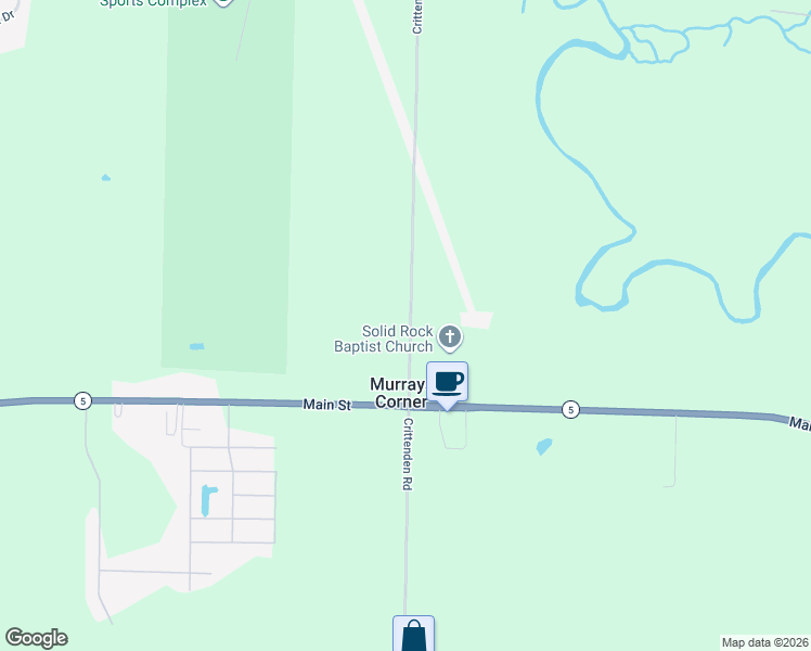 map of restaurants, bars, coffee shops, grocery stores, and more near 5665 Crittenden Road in Akron