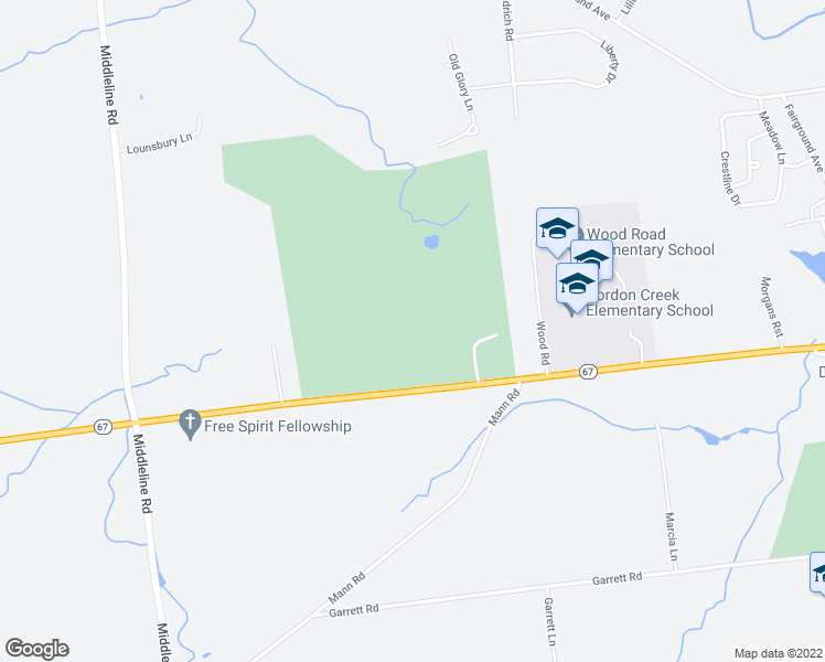 map of restaurants, bars, coffee shops, grocery stores, and more near 1364-1408 West High Street in Ballston Spa