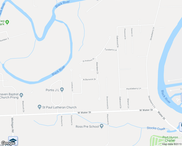 map of restaurants, bars, coffee shops, grocery stores, and more near 3409 Ancient Drive in Port Huron