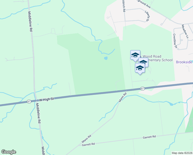 map of restaurants, bars, coffee shops, grocery stores, and more near 1408 West High Street in Ballston Spa