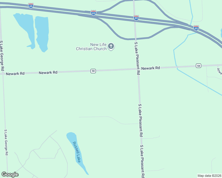 map of restaurants, bars, coffee shops, grocery stores, and more near 4384 Newark Road in Attica