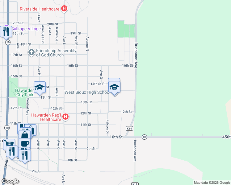 map of restaurants, bars, coffee shops, grocery stores, and more near in Hawarden