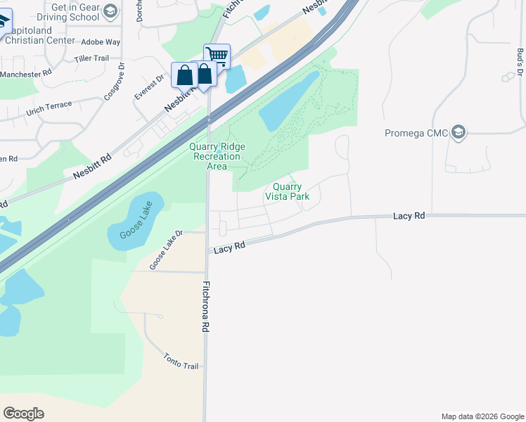 map of restaurants, bars, coffee shops, grocery stores, and more near 6283 Quarry Vista Drive in Fitchburg