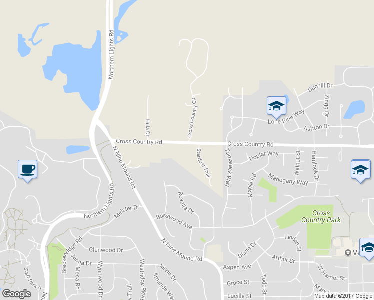 map of restaurants, bars, coffee shops, grocery stores, and more near 7229 Cross Country Road in Verona