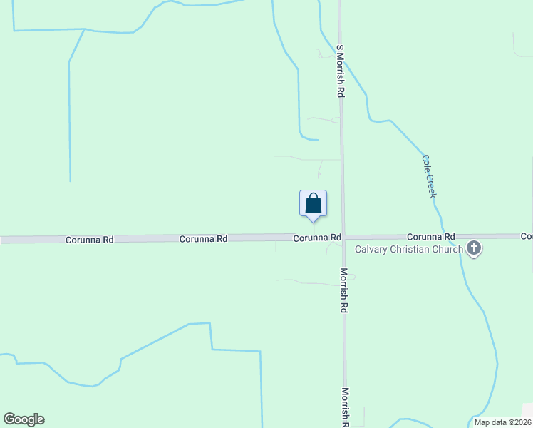 map of restaurants, bars, coffee shops, grocery stores, and more near 8152 Corunna Road in Flint