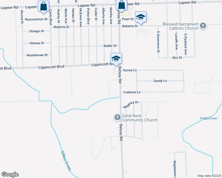 map of restaurants, bars, coffee shops, grocery stores, and more near 2097 Ala Street in Burton