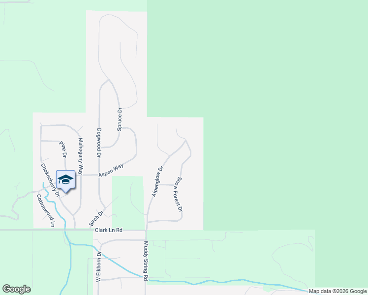 map of restaurants, bars, coffee shops, grocery stores, and more near 1-601 Alpenglow Drive in Star Valley Ranch