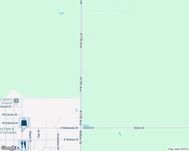 map of restaurants, bars, coffee shops, grocery stores, and more near in Tyndall