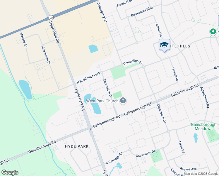 map of restaurants, bars, coffee shops, grocery stores, and more near 905 Lennon Way in London
