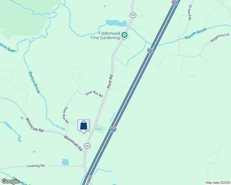 map of restaurants, bars, coffee shops, grocery stores, and more near 233 Post Road in North Hampton