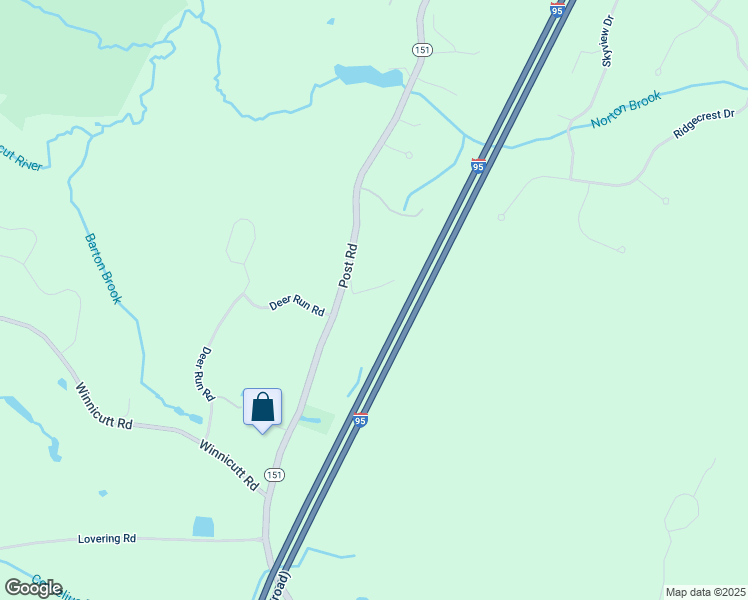 map of restaurants, bars, coffee shops, grocery stores, and more near 235 Post Road in North Hampton