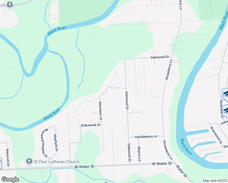 map of restaurants, bars, coffee shops, grocery stores, and more near 3247 Turnberry Lane in Port Huron