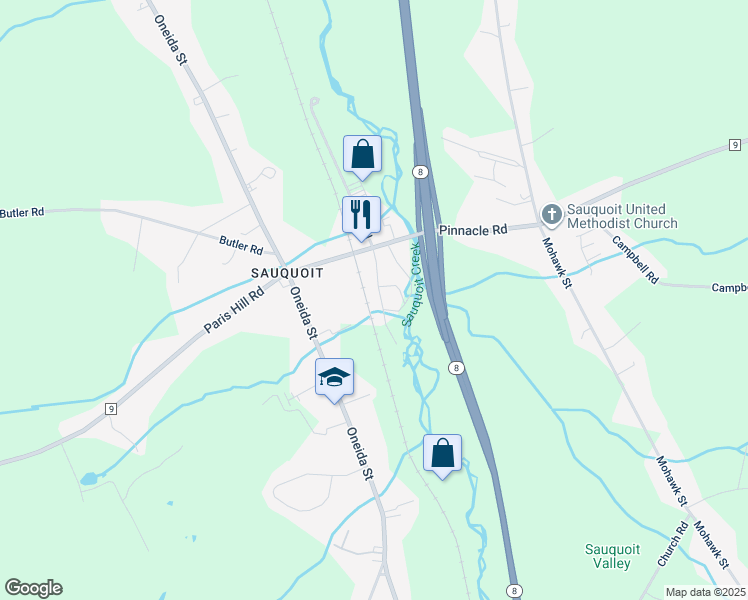 map of restaurants, bars, coffee shops, grocery stores, and more near 2921 Griffiths Place in Paris
