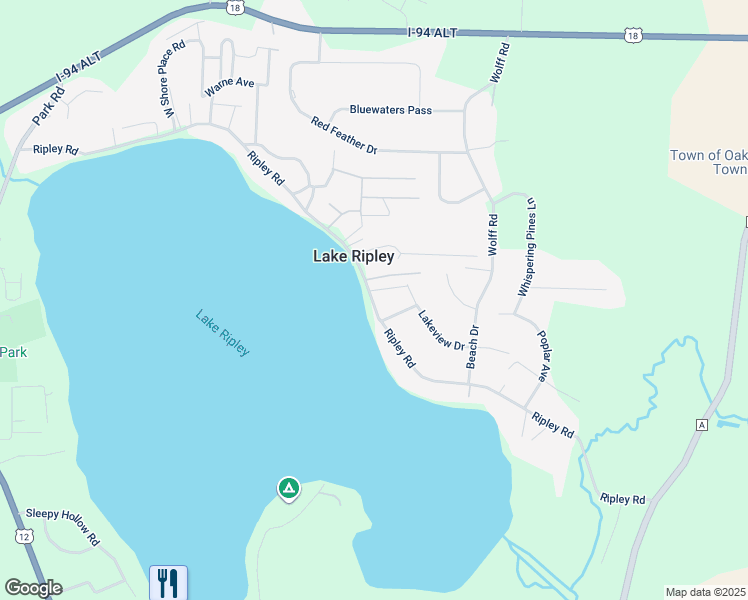 map of restaurants, bars, coffee shops, grocery stores, and more near 9130 Ripley Road in Cambridge