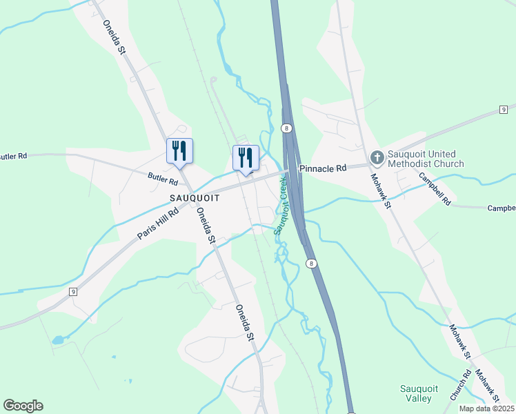 map of restaurants, bars, coffee shops, grocery stores, and more near 2921 Griffiths Place in Paris