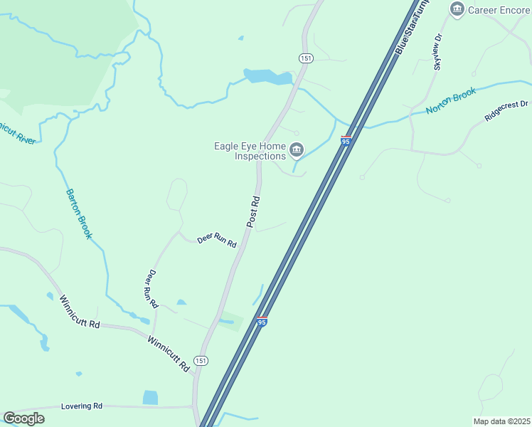 map of restaurants, bars, coffee shops, grocery stores, and more near 235 Post Road in North Hampton