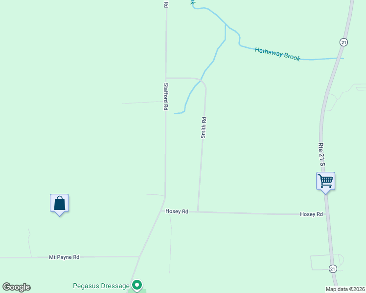 map of restaurants, bars, coffee shops, grocery stores, and more near 670/680 Smith Road in Palmyra
