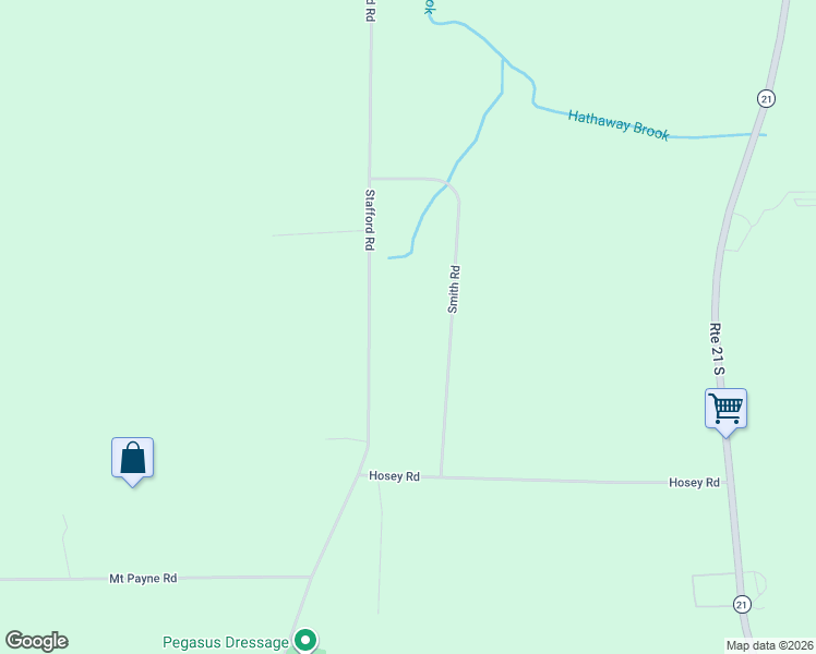 map of restaurants, bars, coffee shops, grocery stores, and more near 670-680 Smith Road in Palmyra