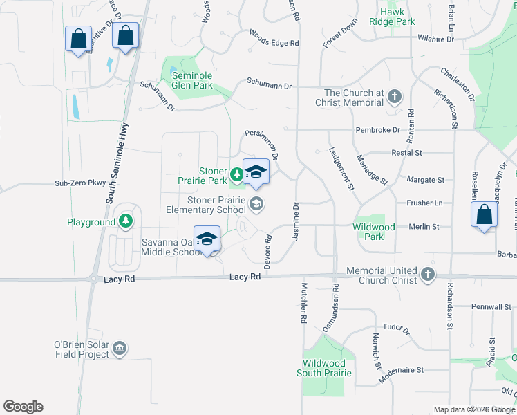map of restaurants, bars, coffee shops, grocery stores, and more near 5849 Scarlet Drive in Fitchburg