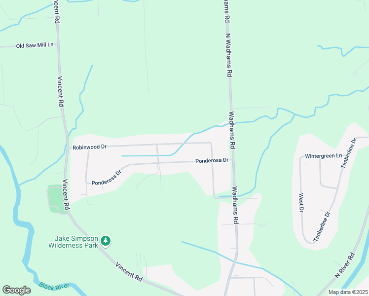 map of restaurants, bars, coffee shops, grocery stores, and more near 5260 Robinwood Drive in North Street