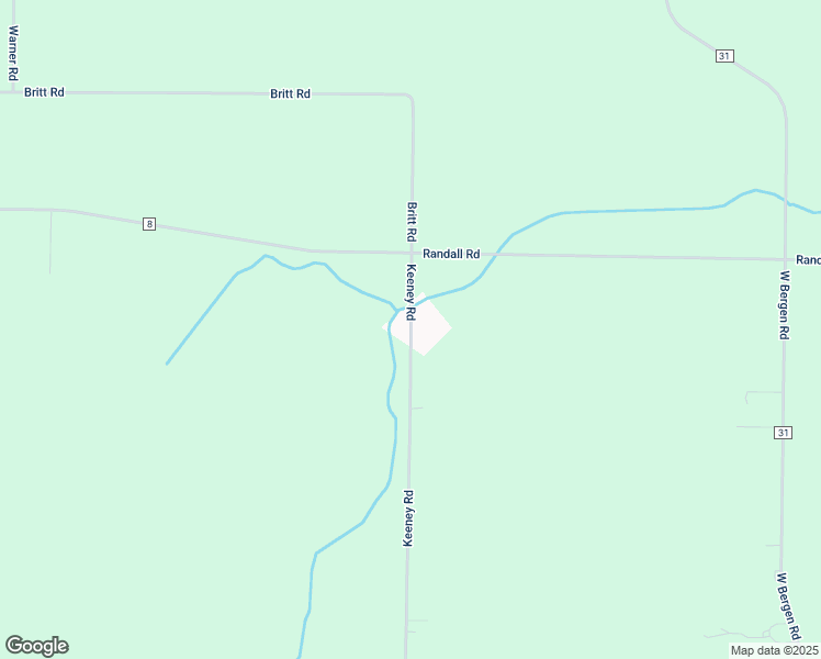 map of restaurants, bars, coffee shops, grocery stores, and more near 8532 Keeney Road in Le Roy