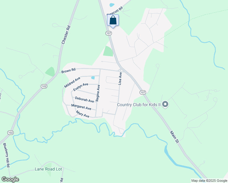 map of restaurants, bars, coffee shops, grocery stores, and more near 4 Patricia Avenue in Raymond
