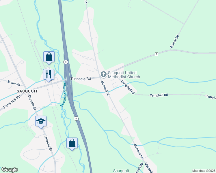map of restaurants, bars, coffee shops, grocery stores, and more near 2930 Mohawk Street in Paris